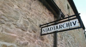 Besuch im Vaihinger Stadtarchiv